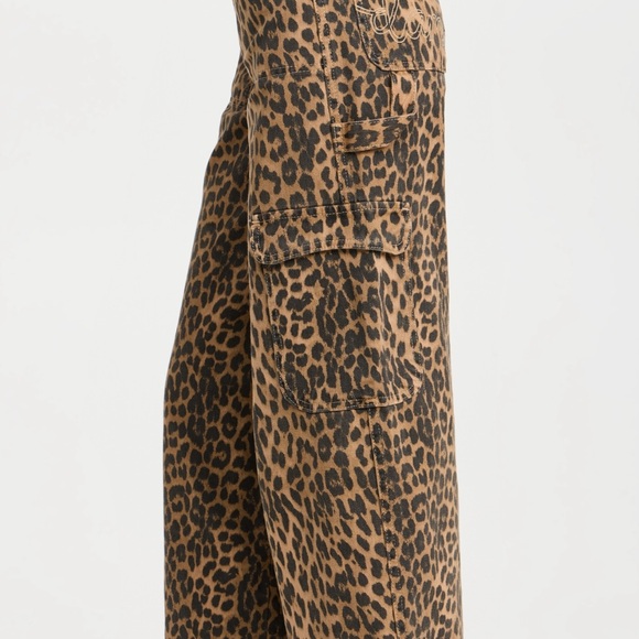Damson Madder Leopard Print Wide-Leg Pants - Picture 3 of 3